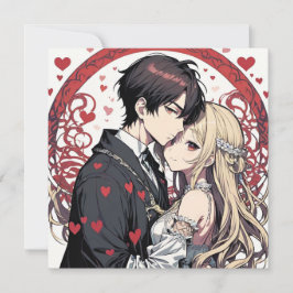 Invitación Amor de Anime