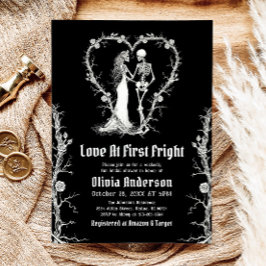 Invitación Amor De Halloween En Primera Parte De La Fright Pa