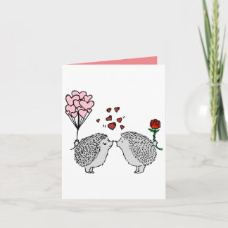 Invitación Amor de pareja de hedgehog