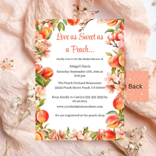 Invitación Amor Elegante Tan Dulce Como Una Ducha De Novias D (Subido por el creador)