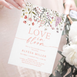 Invitación Amor En Bloom Boho Wildflower Ducha De Novias