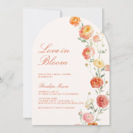 Invitación Amor En Bloom Verona Sunset Bridal Shower Arch