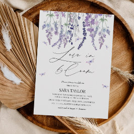 Invitación Amor en Flor Novia Jardin Silvestre