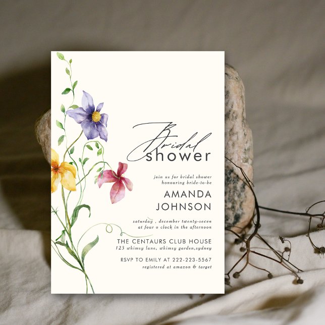 Invitación Amor en flor Primavera Floral Bridal Shower (Subido por el creador)