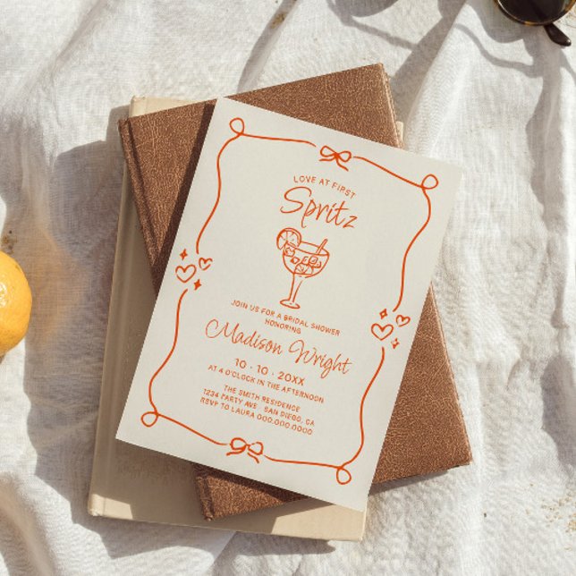 Invitación Amor En La Primera Ducha Bridal De La Mano De Spri (Subido por el creador)