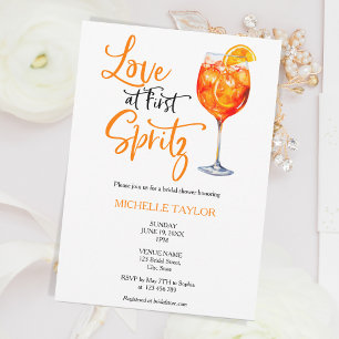 Invitación Amor En La Primera Ducha De Novias De Verano Sprit