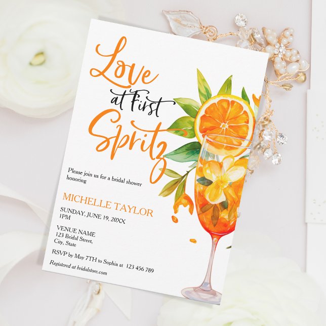 Invitación Amor En La Primera Ducha De Novias De Verano Sprit (Subido por el creador)