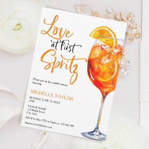 Invitación Amor En La Primera Ducha De Novias De Verano Sprit