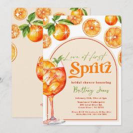 Invitación Amor en la primera ducha de novias del Naranja Gro