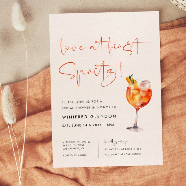 Invitación Amor en la primera ducha de novias en Spritz (Subido por el creador)