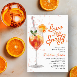 Invitación Amor en la primera ducha de novias en Spritz