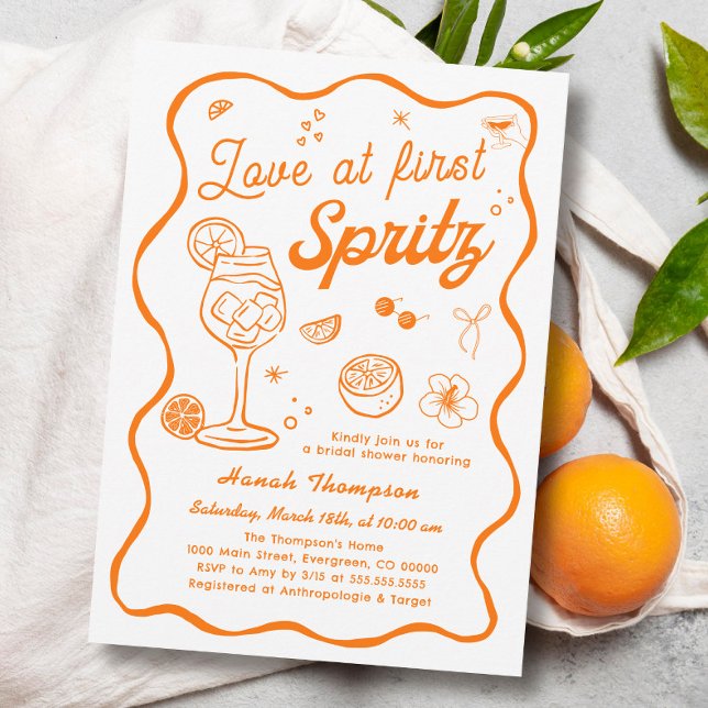 Invitación Amor en la primera ducha de novias en Spritz (Subido por el creador)