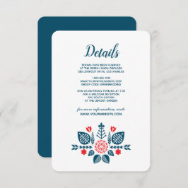 Invitación Amor Escandinavo | Detalles del Invitado a la Boda