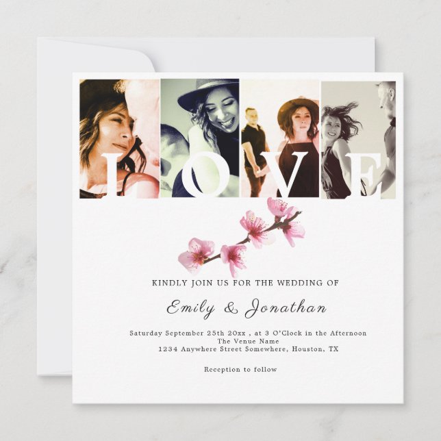 Invitación Amor Eterno (Anverso)