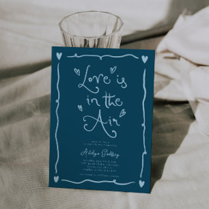 Invitación Amor extravagante está en el aire Desayuno nupcial