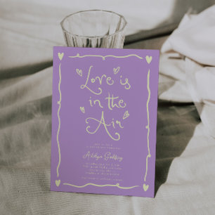 Invitación Amor extravagante está en el aire Despedida de sol