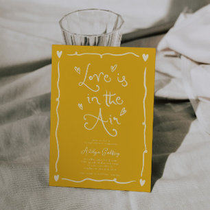 Invitación Amor extravagante está en el aire Despedida de sol