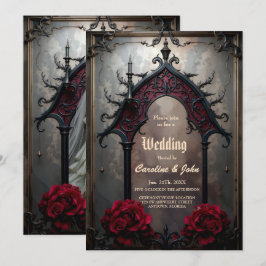 Invitación Amor Gótico Eterno