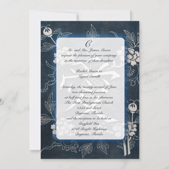 Invitación Amor japonés (Anverso)