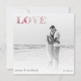 Invitación *~* AMOR la seda japonesa + RSVP - Boda QR AR27