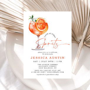 Invitación Amor Moderno a Primera Rociada: Desayuno Nupcial