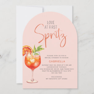 Invitación Amor Moderno En La Primera Ducha De Novias Rosa Sp