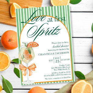 Invitación Amor Moderno y Fresco a Primera Vista Bridal Showe
