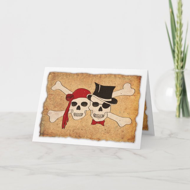 Invitación amor pirata (Anverso)