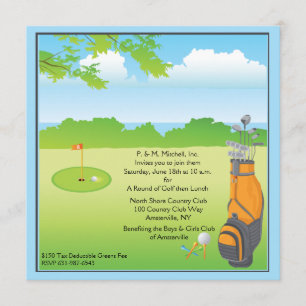 Invitación Amor por el Golf