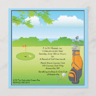 Invitación Amor por el Golf