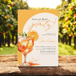 Invitación Amor por primera ducha de Naranjas en Spritz