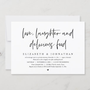 Invitación Amor, risas y deliciosa comida Brunch
