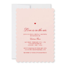 Amor Rosa y Rojo en el Aire Desayuno para Novia