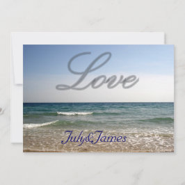 Invitación amor y mar