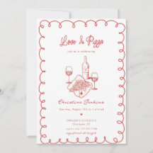 Amor y pizza | Whimsical Bridal Shower