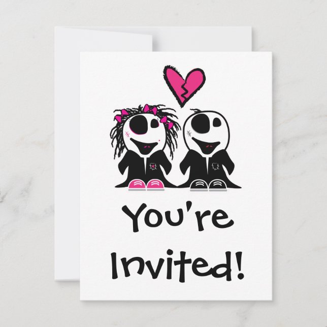 INVITACIÓN AMOR ZOMBIE (Anverso)