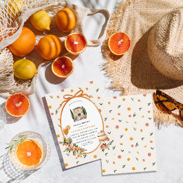Invitación Amore y Aranci | Dulce Citrus Bridal Shower