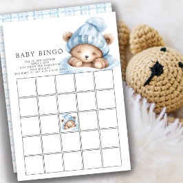 Invitación Amortiguar juego de bingo Baby Shower Bear
