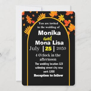 Invitación Ampliación floral personalizada 