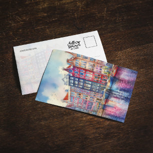 Invitación Ámsterdam Watercolor