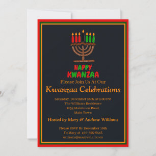 Invitación Añadir fecha de nombre Detalles Feliz Velas de Kwa