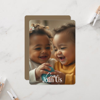 Invitación Añadir foto y texto