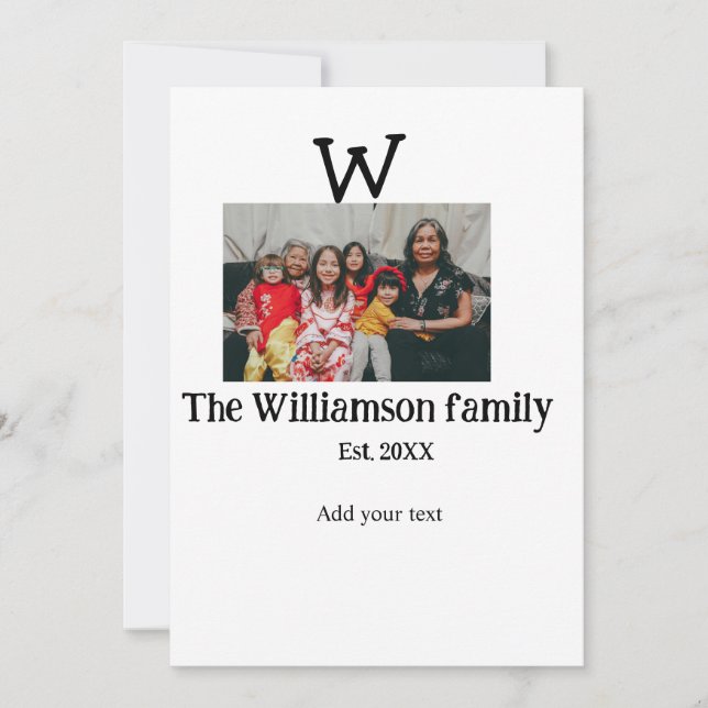 Invitación Añadir reunión de cosecha rústica de foto de nombr (Anverso)