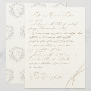 Invitación Anastasia y John Custom Wedding Gracias