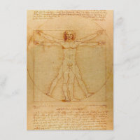 Anatomía humana, hombre de Vitruvian de Leonardo