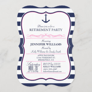 Invitación Ancho Náutico;l Fiesta de Jubilación de Armada y R