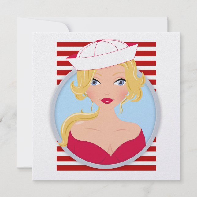 Invitación ¡Anchors Aweigh! - SRF (Anverso)