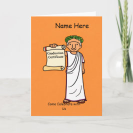 Invitación Ancient Rome Graduation Invitation Classical Rome
