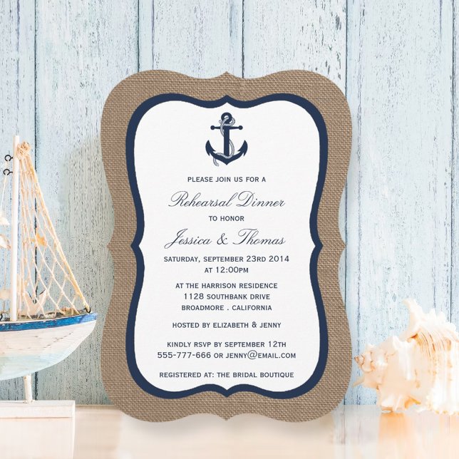 Invitación Ancla De La Armada En La Cena De Ensayos Náuticos  (Subido por el creador)