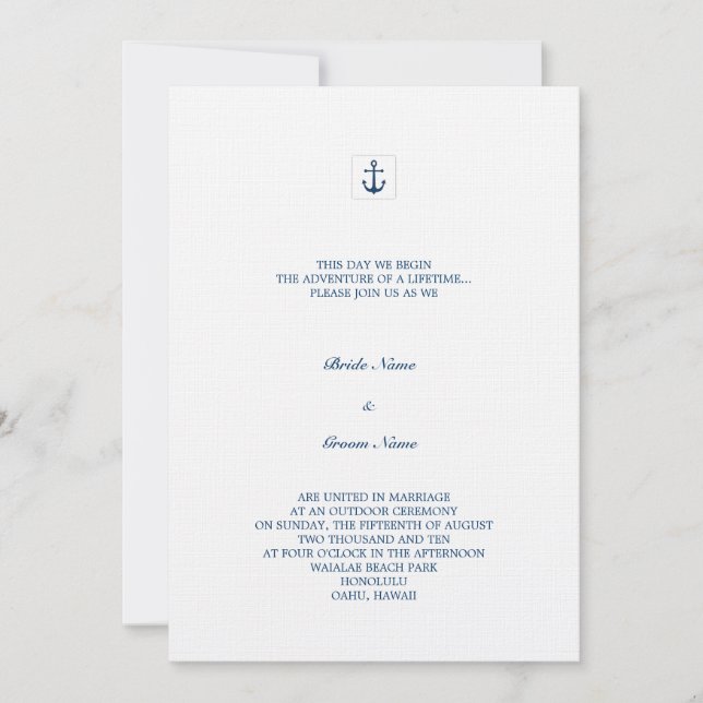 Invitación Anclar (Anverso)